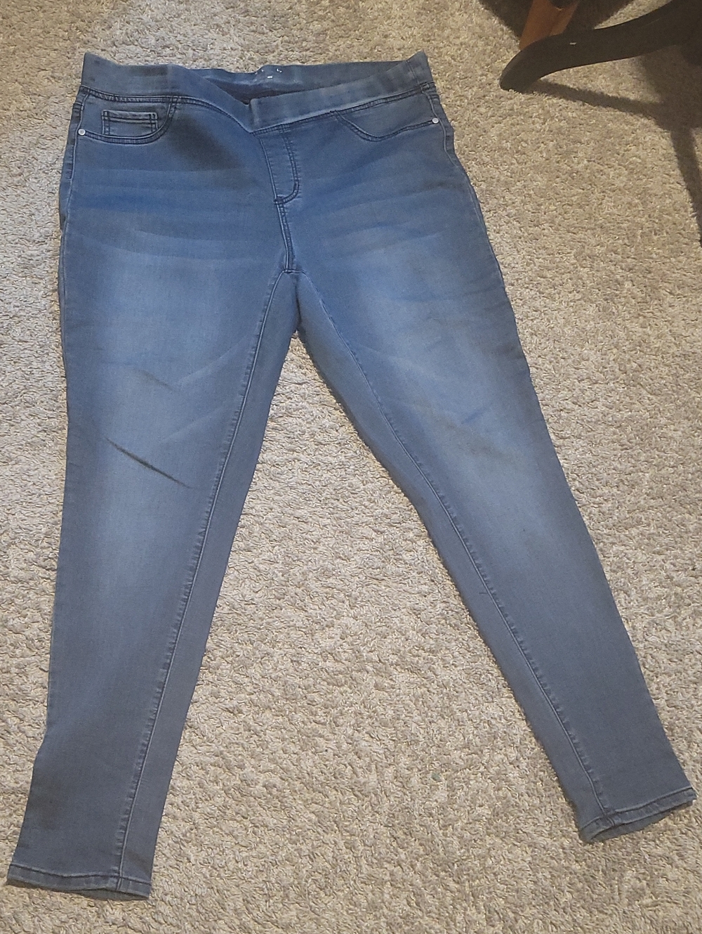 Ashley Stewart Faded Blue Slim Jeggings
